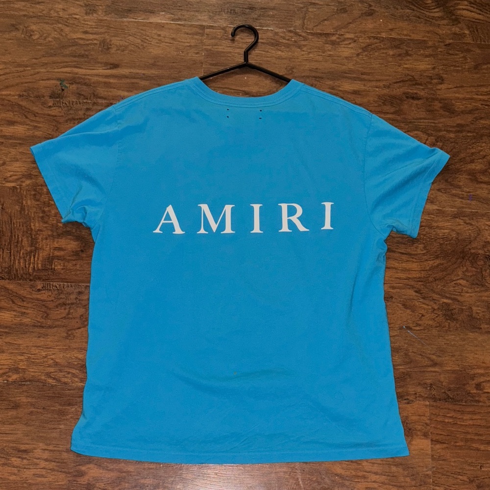 Authentic AMIRI Sky Blue Men’s T-Shirt